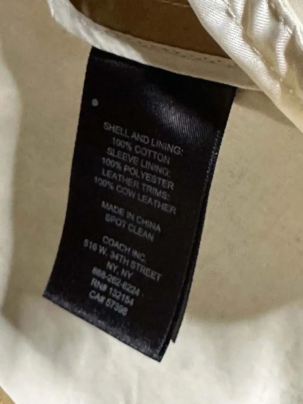 Coach Women's Two-Tone Colorblock Cotton Hooded Trench Coat